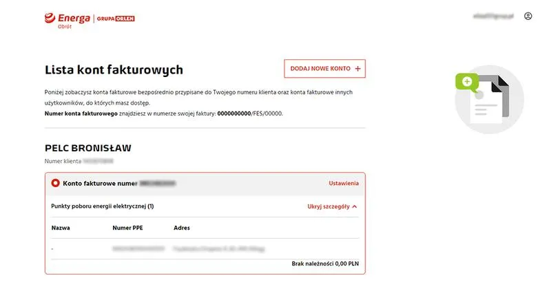 Znaczenie pozycji na rachunku