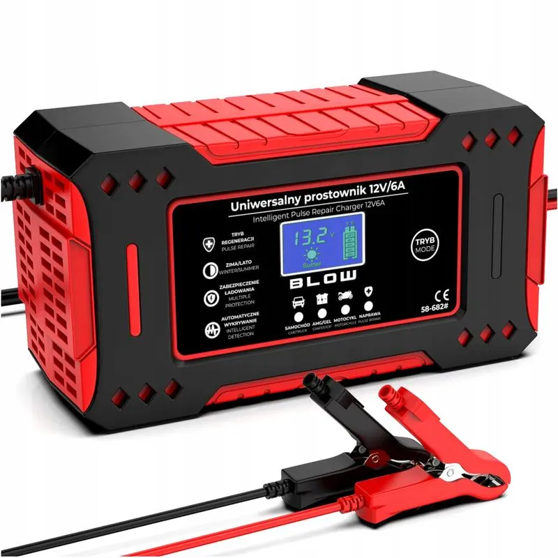 Zużycie energii przez prostownik do akumulatora